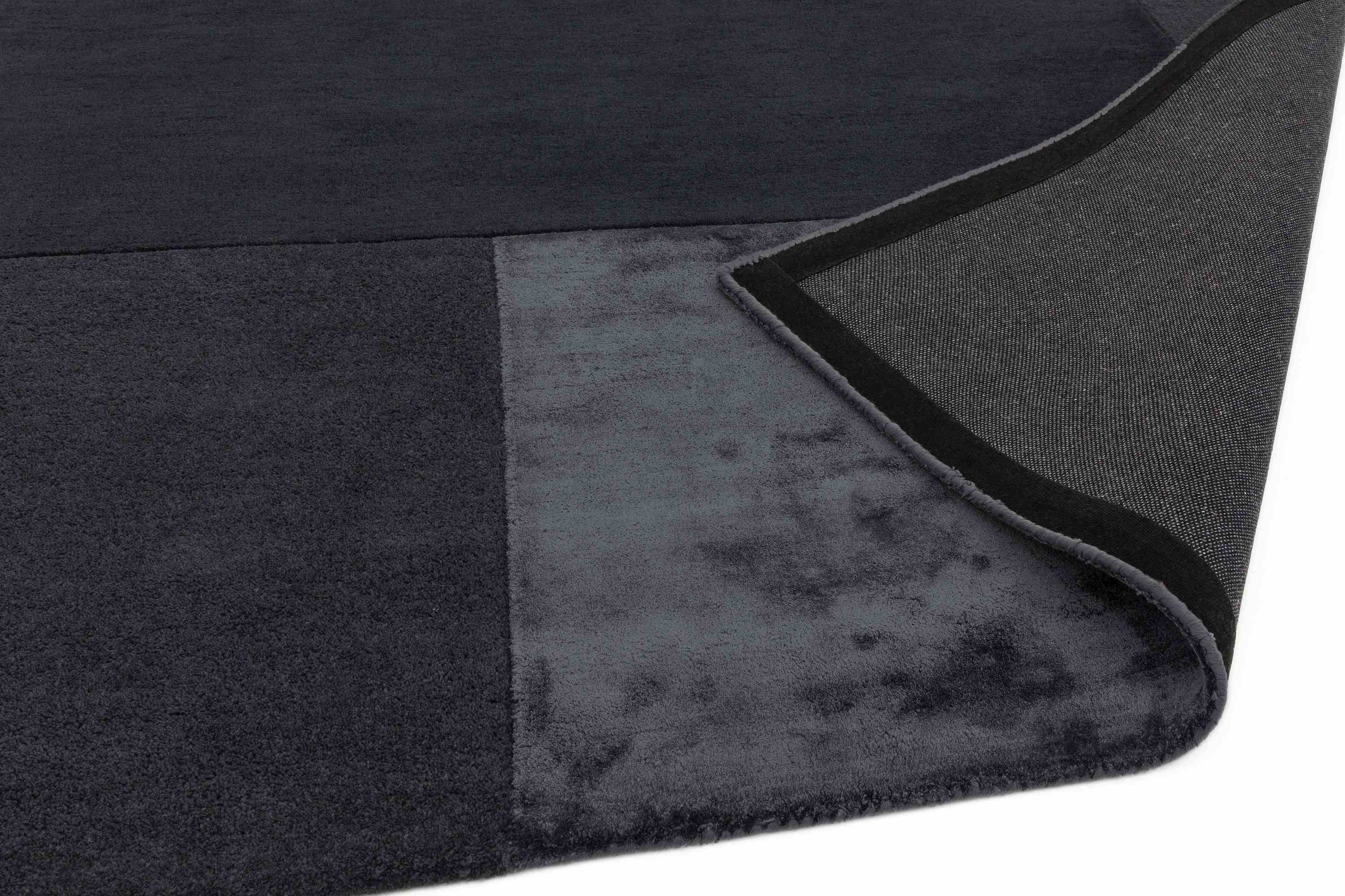 Laagpolig vloerkleed Easy Living Tate Tonal Textures Rug Charcoal