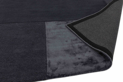 Laagpolig vloerkleed Easy Living Tate Tonal Textures Rug Charcoal