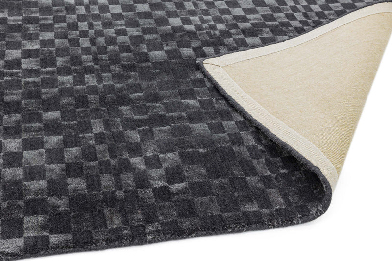 Laagpolig vloerkleed Easy Living Oska Rug Charcoal