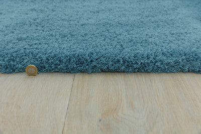 Hoogpolig vloerkleed Rugestiq Lulu Soft Touch Rug Duck Egg
