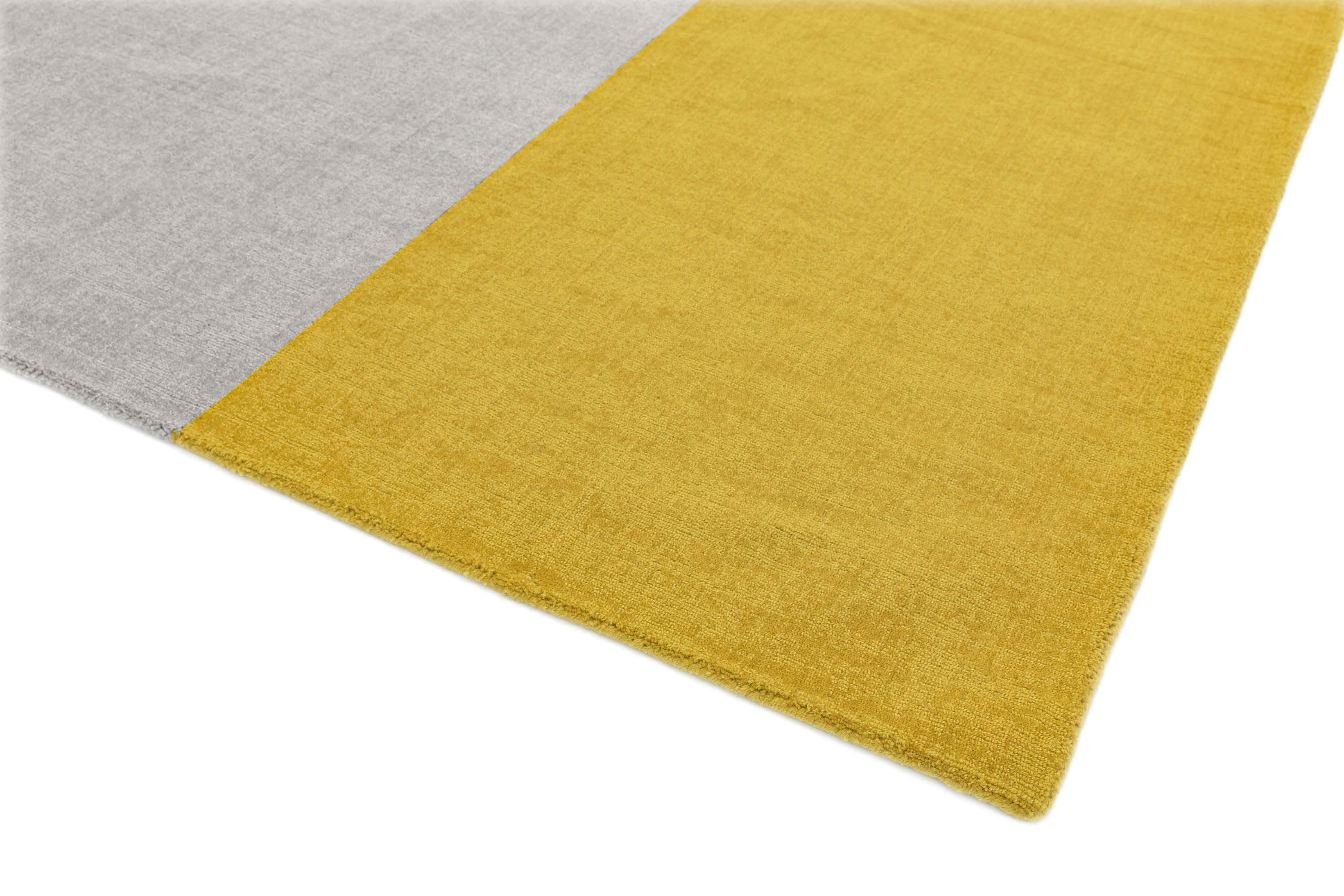 Laagpolig vloerkleed Easy Living Blox Rug Mustard