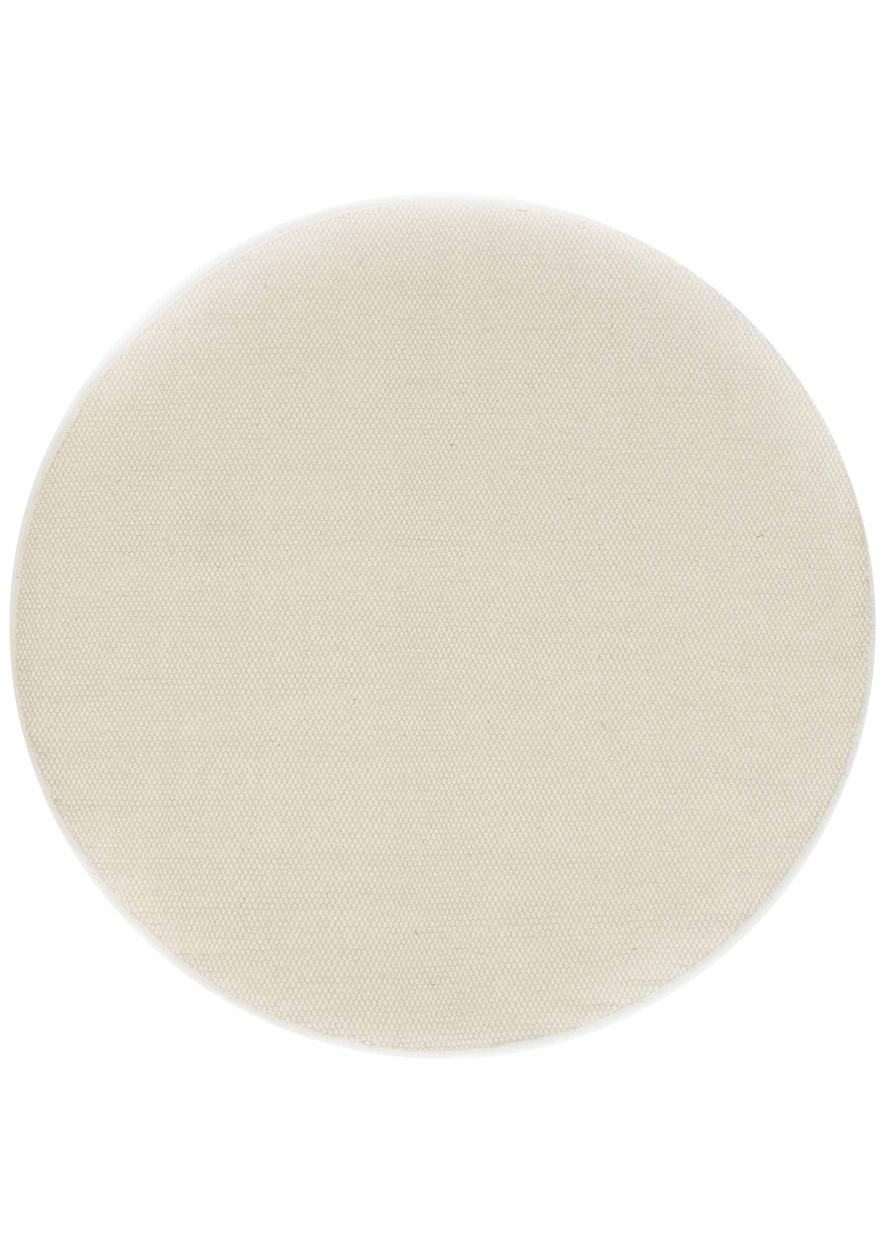 Rond vloerkleed MOMO Rugs Teppe White