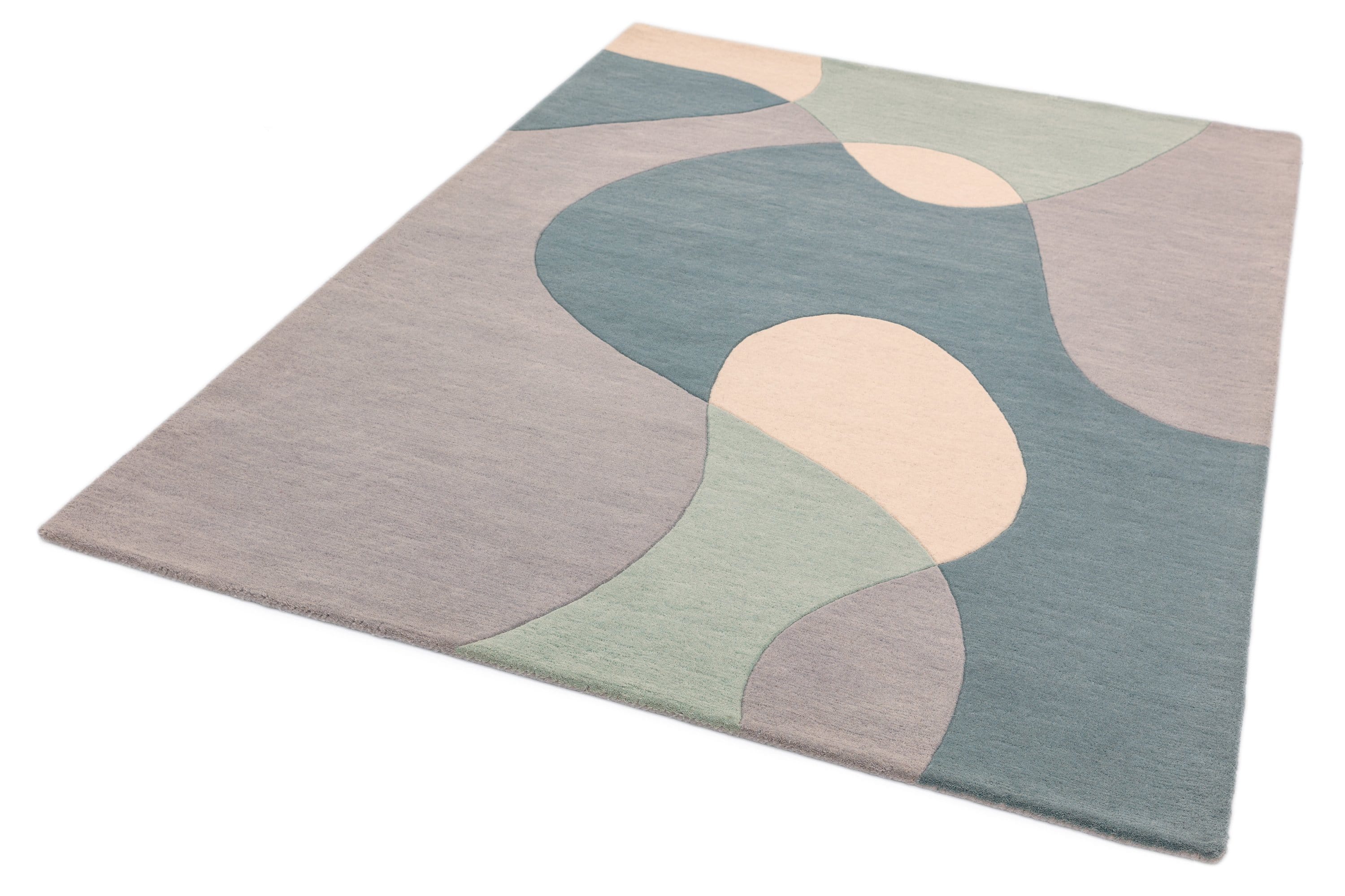 Laagpolig vloerkleed Easy Living Matrix Arc Sky