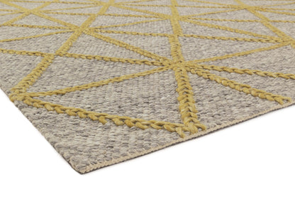 Laagpolig vloerkleed Easy Living Prism Rug Yellow