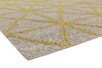 Laagpolig vloerkleed Easy Living Prism Rug Yellow