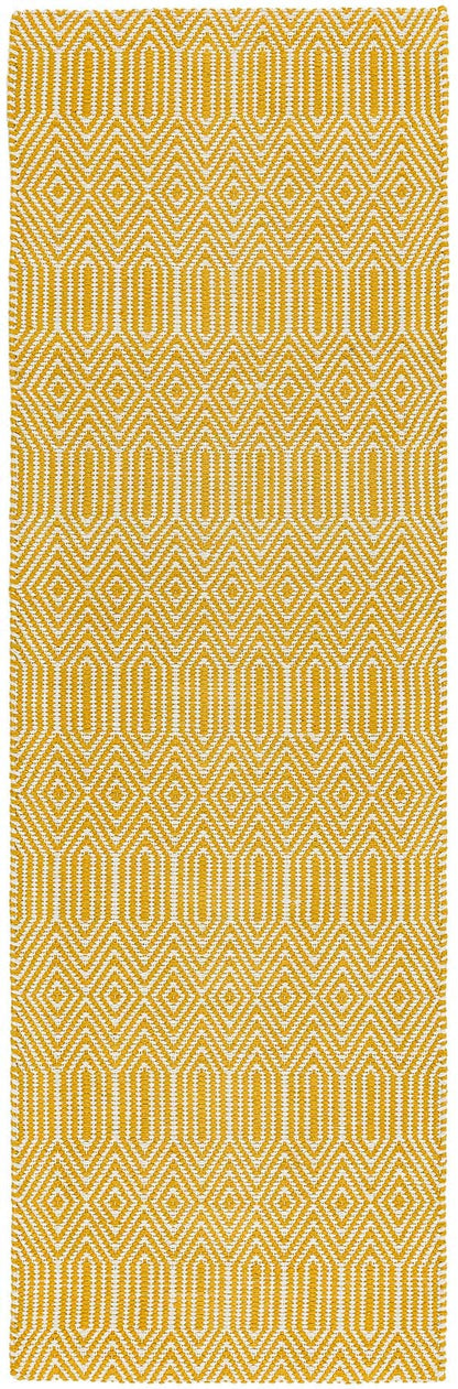 Laagpolig vloerkleed Easy Living Sloan Mustard