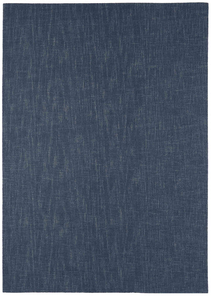 Laagpolig vloerkleed Easy Living Tweed Rug Denim