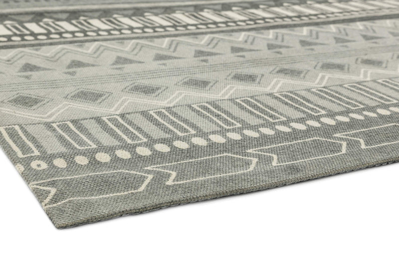 Laagpolig vloerkleed Easy Living Onix 10 Tribal Mix Grey