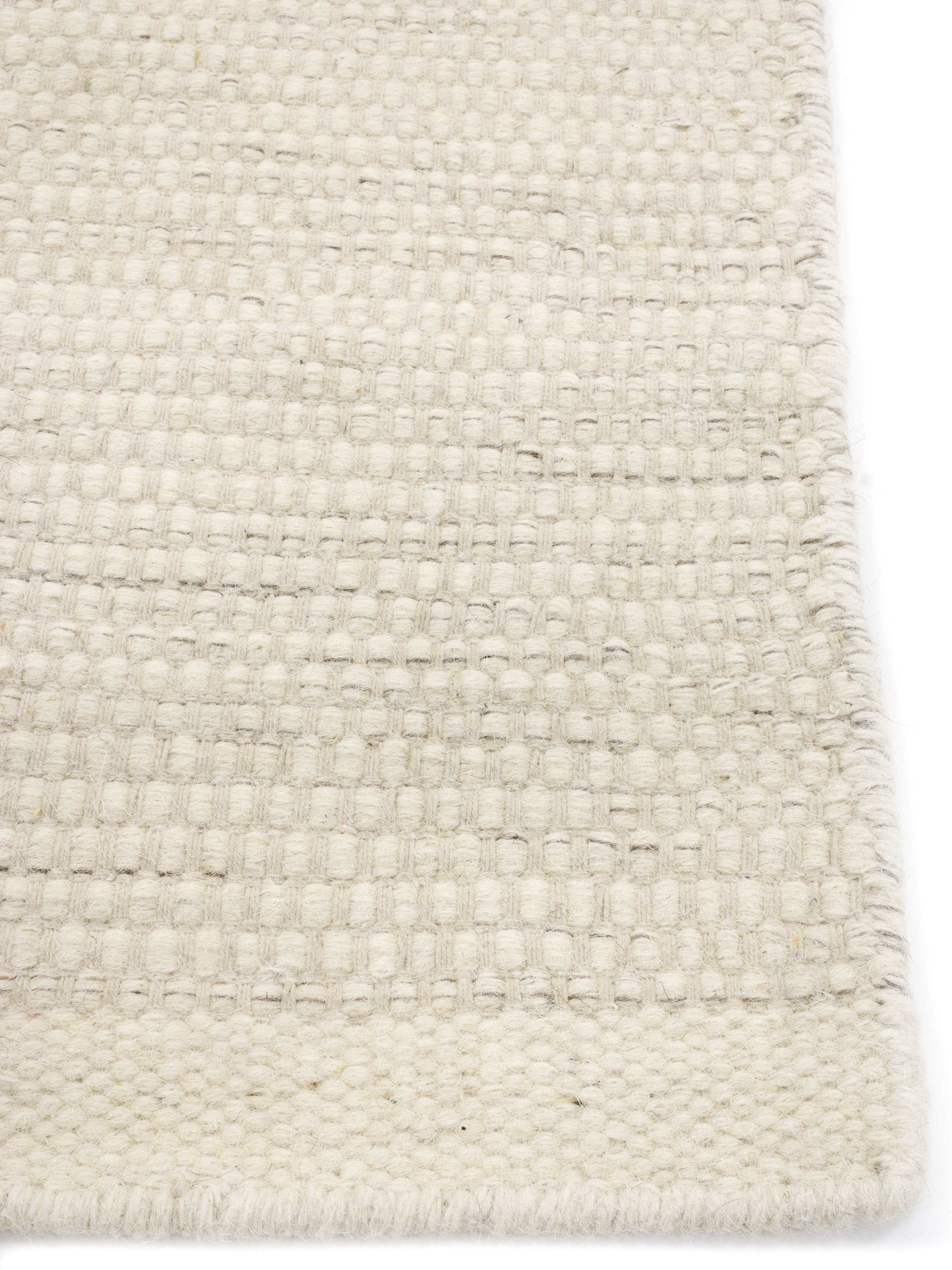 Laagpolig vloerkleed MOMO Rugs Teppe White Naturel