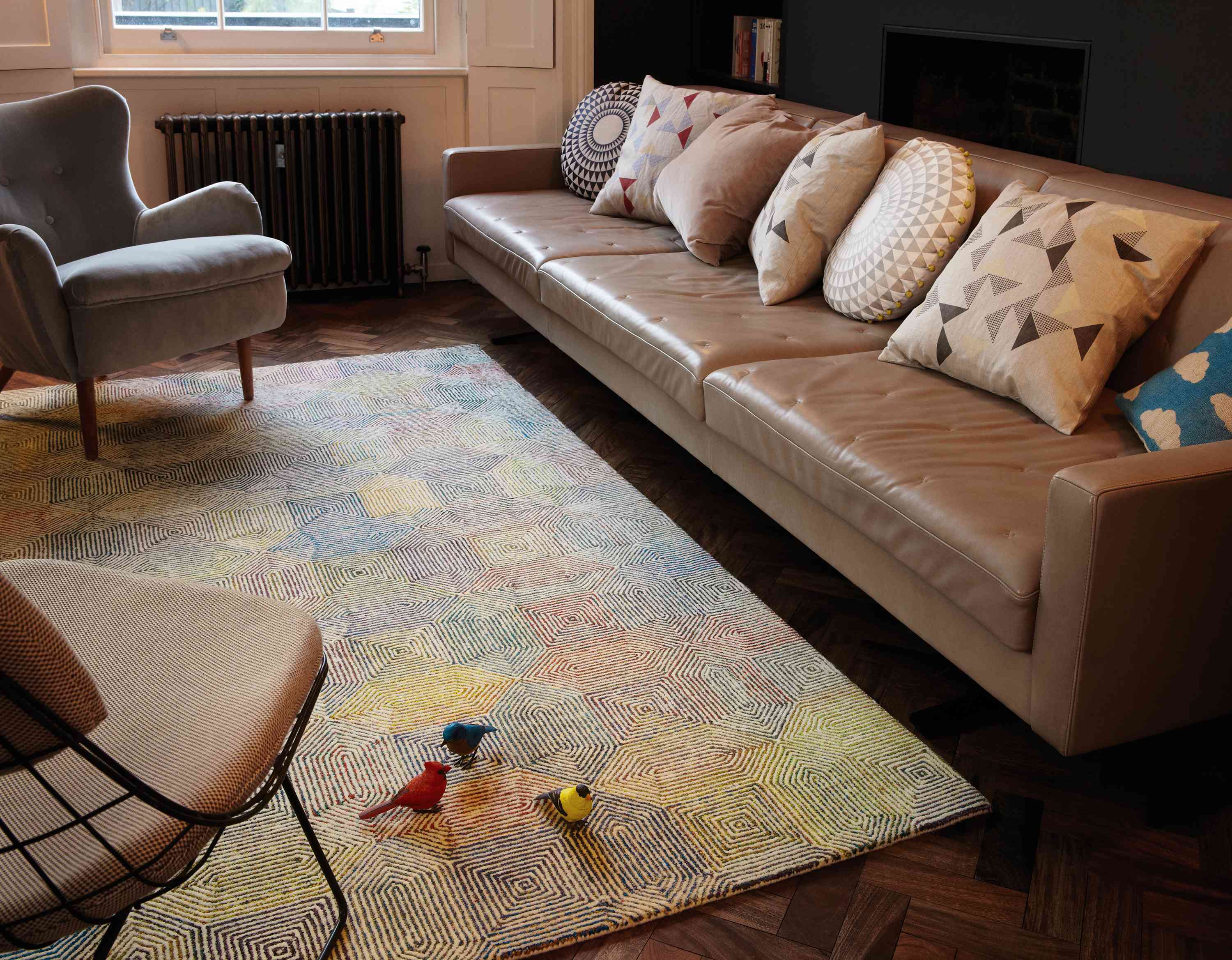 Laagpolig vloerkleed Easy Living Camden Rug Cream