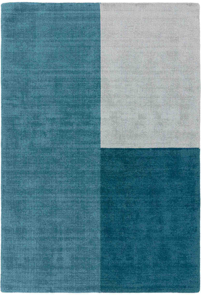 Laagpolig vloerkleed Easy Living Blox Rug Teal