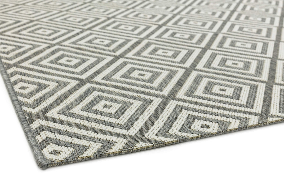 Laagpolig vloerkleed Easy Living Patio 17 Grey Jewel