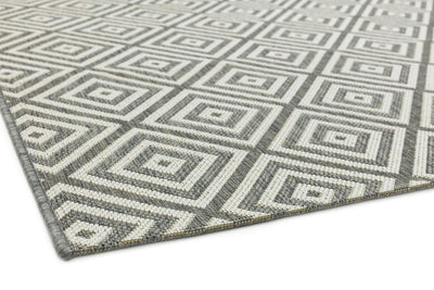 Laagpolig vloerkleed Easy Living Patio 17 Grey Jewel