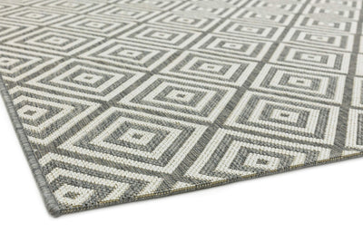 Laagpolig vloerkleed Easy Living Patio 17 Grey Jewel
