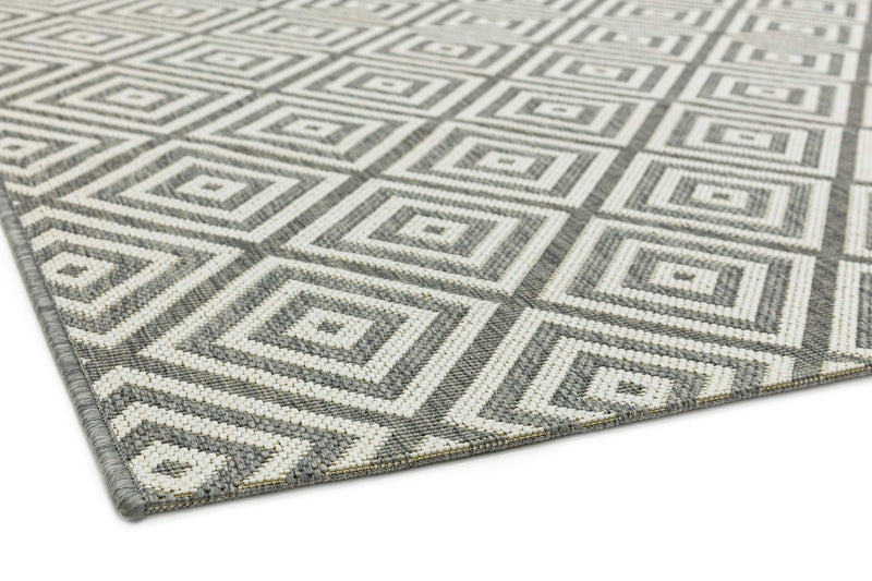 Laagpolig vloerkleed Easy Living Patio 17 Grey Jewel