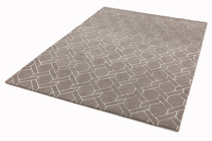 Laagpolig vloerkleed Easy Living Nexus Rug Fine Lines Grey Silver