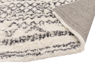 Hoogpolig vloerkleed Easy Living Alto Rug al04 Cream Grey