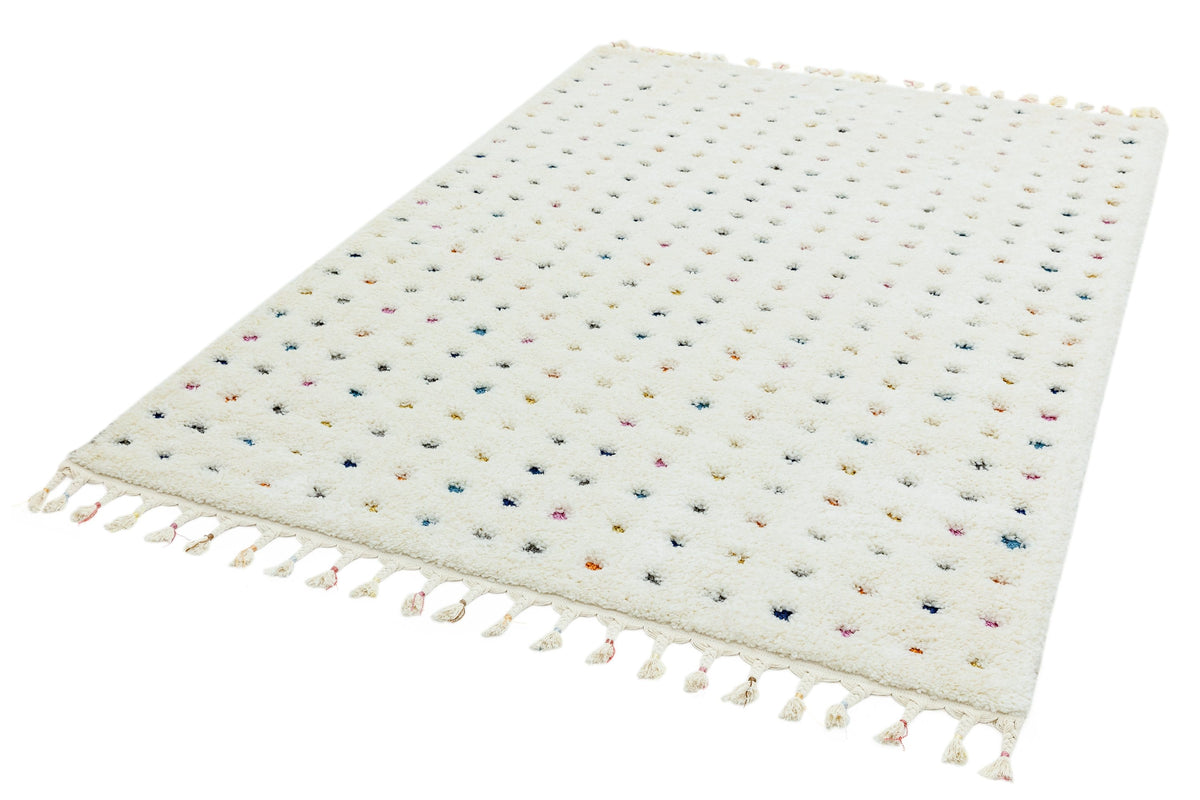 Hoogpolig vloerkleed Easy Living Ariana ar02 Dotty Multi