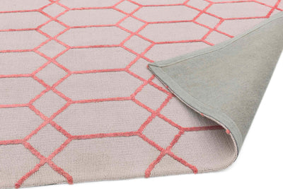 Laagpolig vloerkleed Easy Living Koko Coral