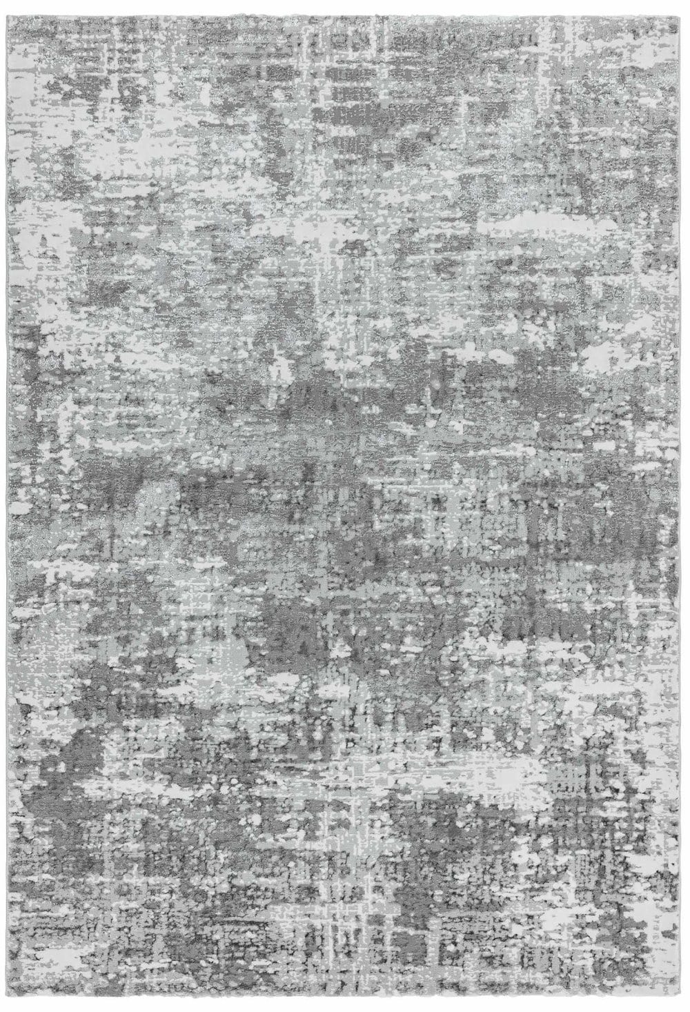 Laagpolig vloerkleed Easy Living Orion or05 Abstract Silver