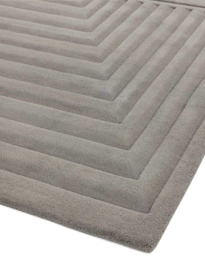 Laagpolig vloerkleed Easy Living Form Rug Silver