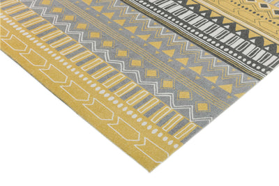 Laagpolig vloerkleed Easy Living Onix 11 Tribal Mix Yellow