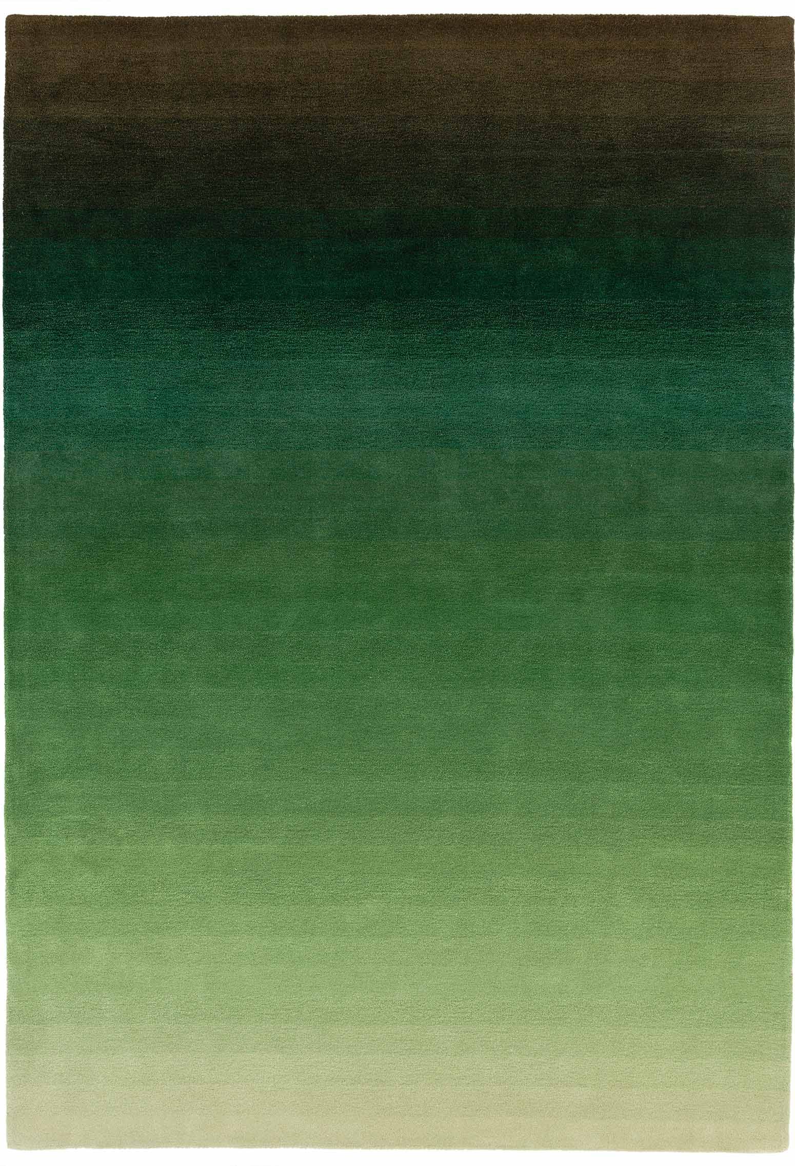 Laagpolig vloerkleed Easy Living Ombre Runner Green