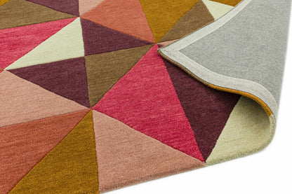 Laagpolig vloerkleed Easy Living Reef Kite Pink Multi