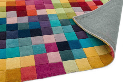 Laagpolig vloerkleed Easy Living Funk Multi Boxes