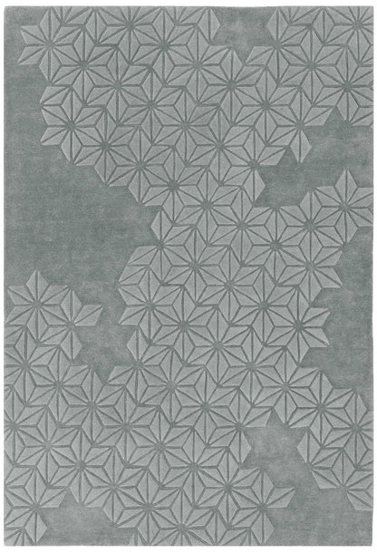 Laagpolig vloerkleed Easy Living Starburst Rug Silver