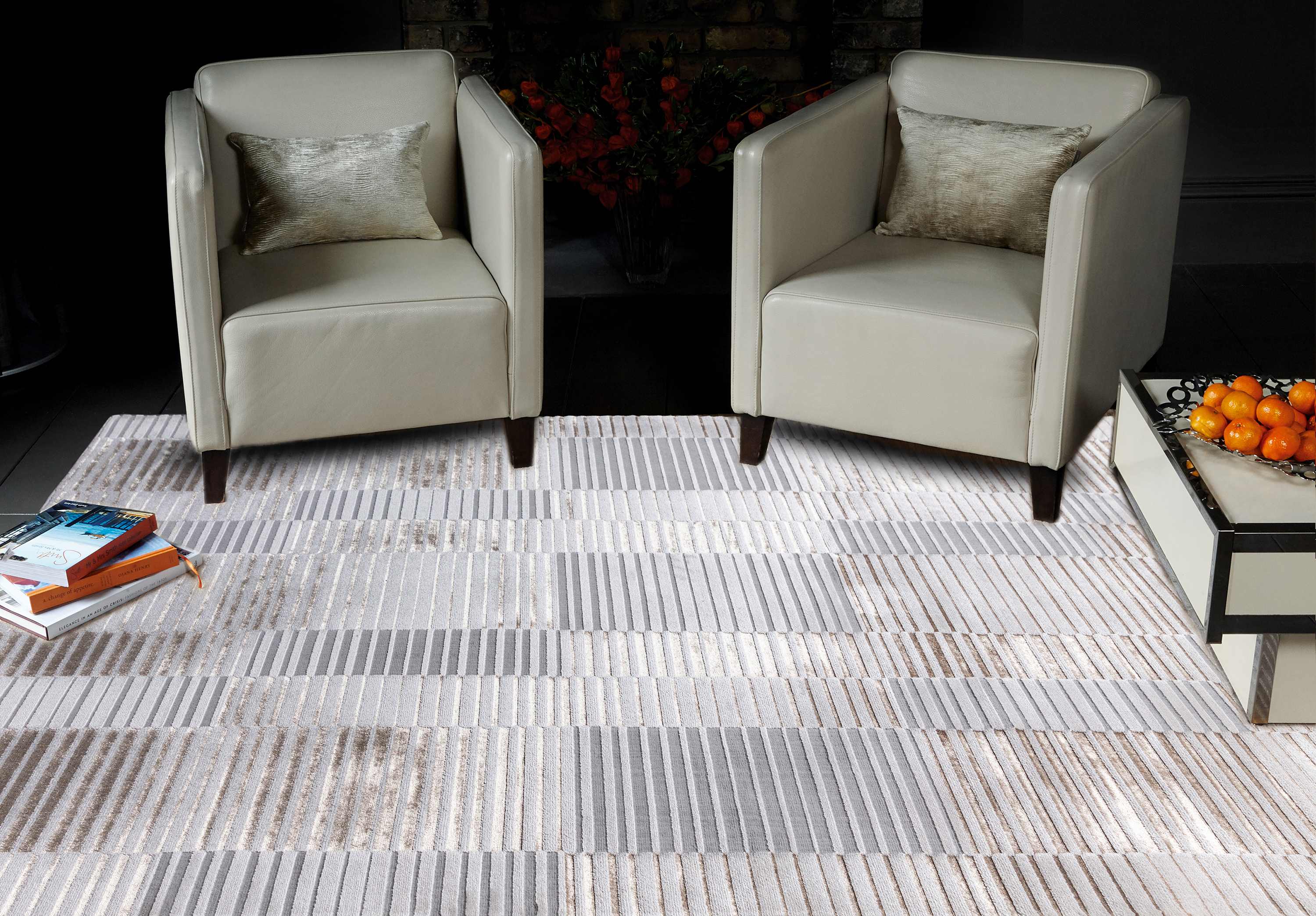 Laagpolig vloerkleed Easy Living Aurora au14 Ripple