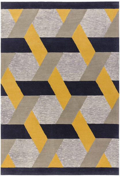 Laagpolig vloerkleed Easy Living Camden Rug Gold