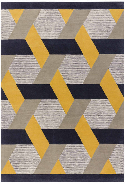 Laagpolig vloerkleed Easy Living Camden Rug Gold