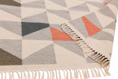 Laagpolig vloerkleed Easy Living Hackney Geo Melon