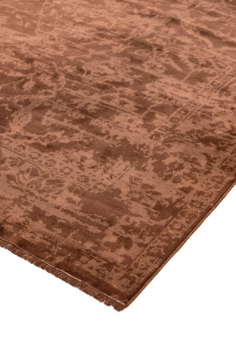 Laagpolig vloerkleed Easy Living Zehraya Rust Abstract