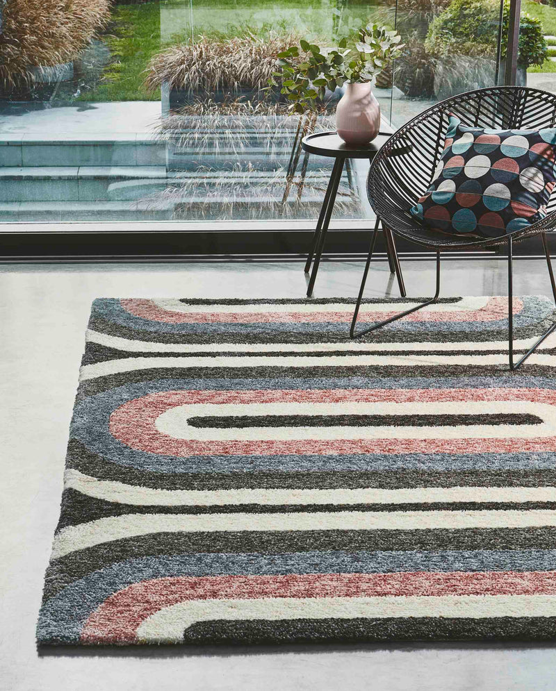Hoogpolig vloerkleed Easy Living Gala Rug GA05 Pink Oval
