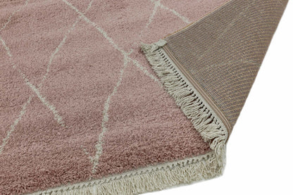 Berber vloerkleed Easy Living Rocco Pink Diamond