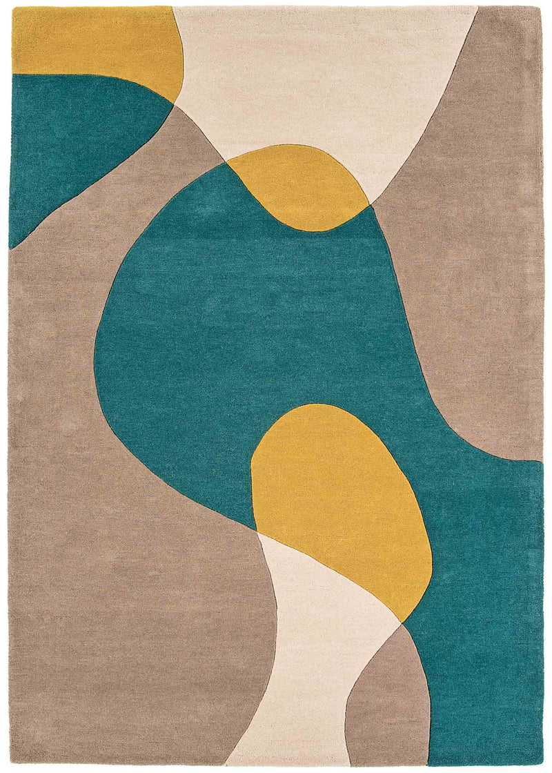 Laagpolig vloerkleed Easy Living Matrix Arc Taupe