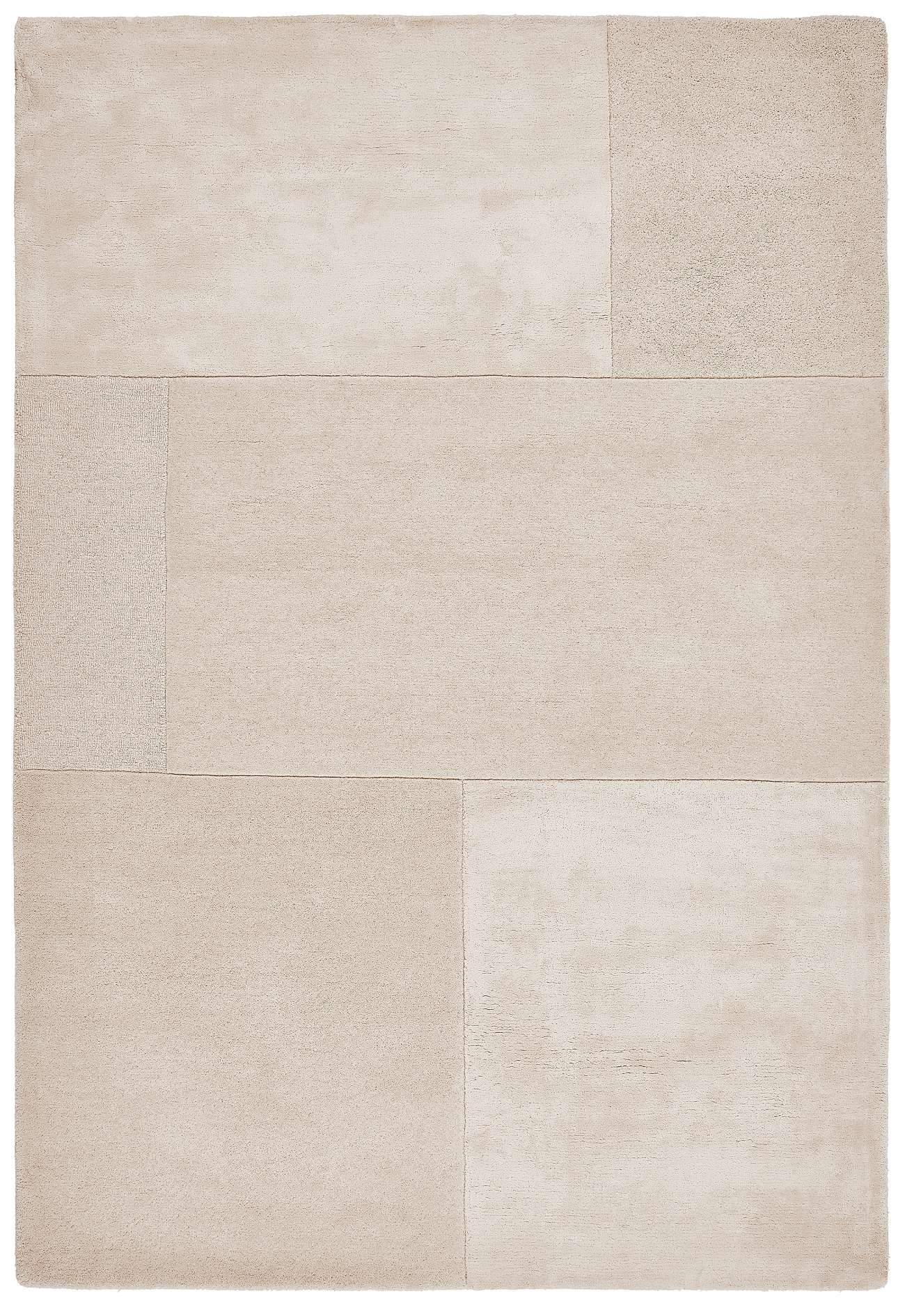 Laagpolig vloerkleed Easy Living Tate Tonal Textures Rug Ivory