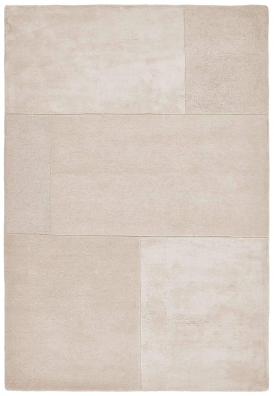 Laagpolig vloerkleed Easy Living Tate Tonal Textures Rug Ivory