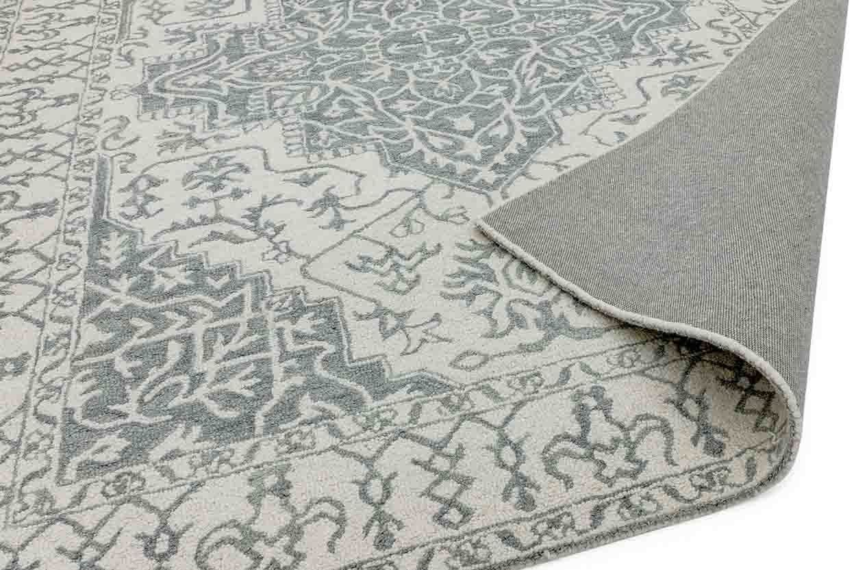 Vintage look vloerkleed Easy Living Bronte Fine Loop Rug Silver Grey