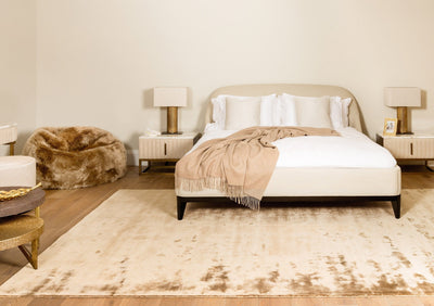 Laagpolig vloerkleed Katherine Carnaby Chrome Tan