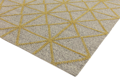 Laagpolig vloerkleed Easy Living Prism Rug Yellow