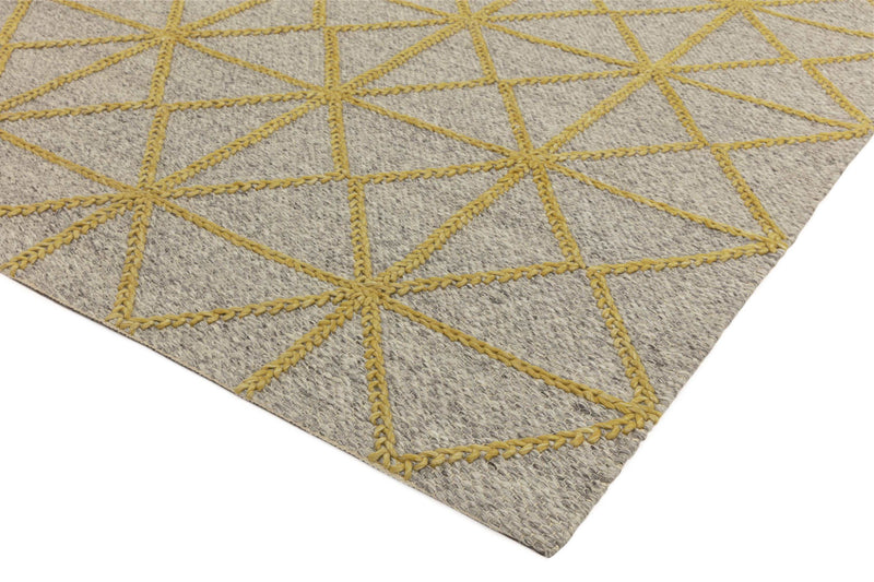 Laagpolig vloerkleed Easy Living Prism Rug Yellow