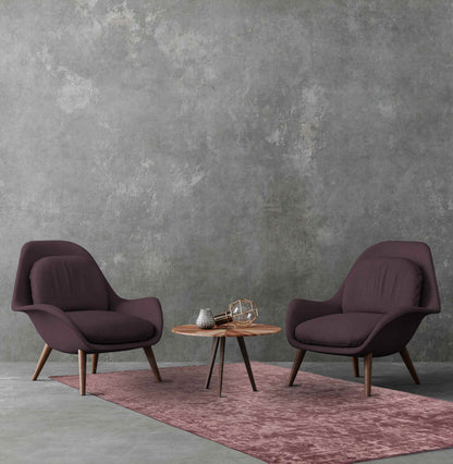 Laagpolig vloerkleed Easy Living Zehraya Cranberry Abstract