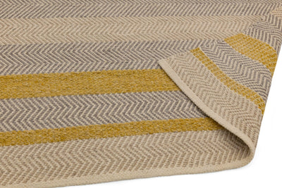 Laagpolig vloerkleed Easy Living Fields Mustard