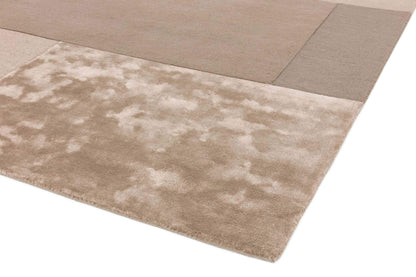 Laagpolig vloerkleed Easy Living Tate Tonal Textures Rug Sand