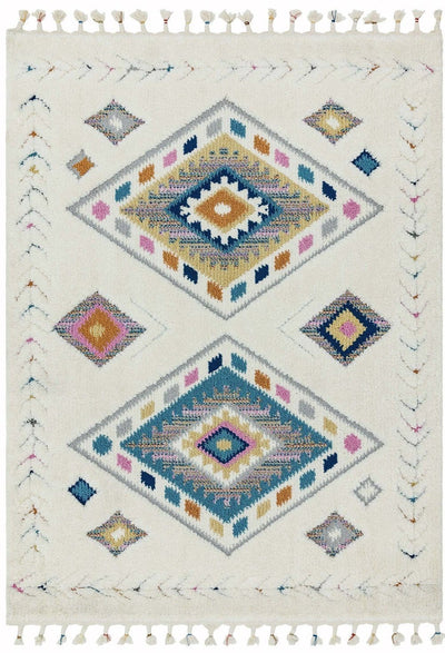 Hoogpolig vloerkleed Easy Living Ariana ar09 Rhombus