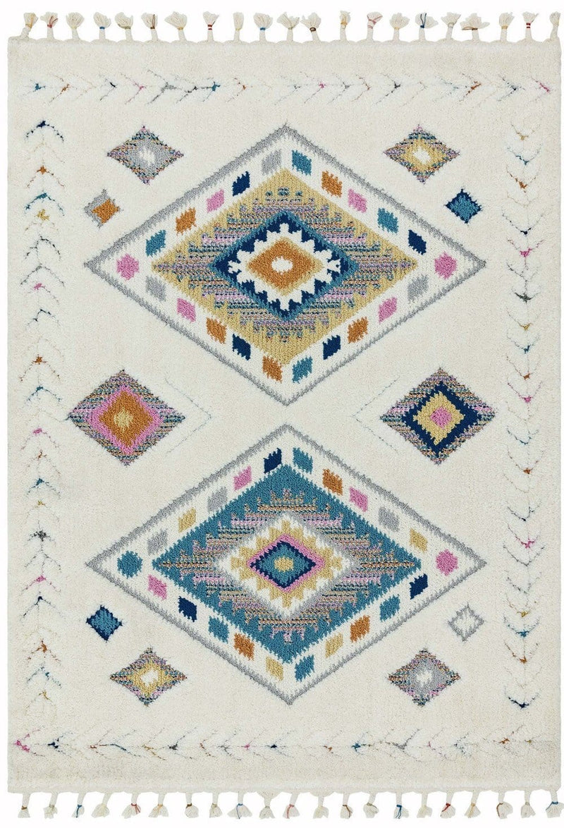 Hoogpolig vloerkleed Easy Living Ariana ar09 Rhombus