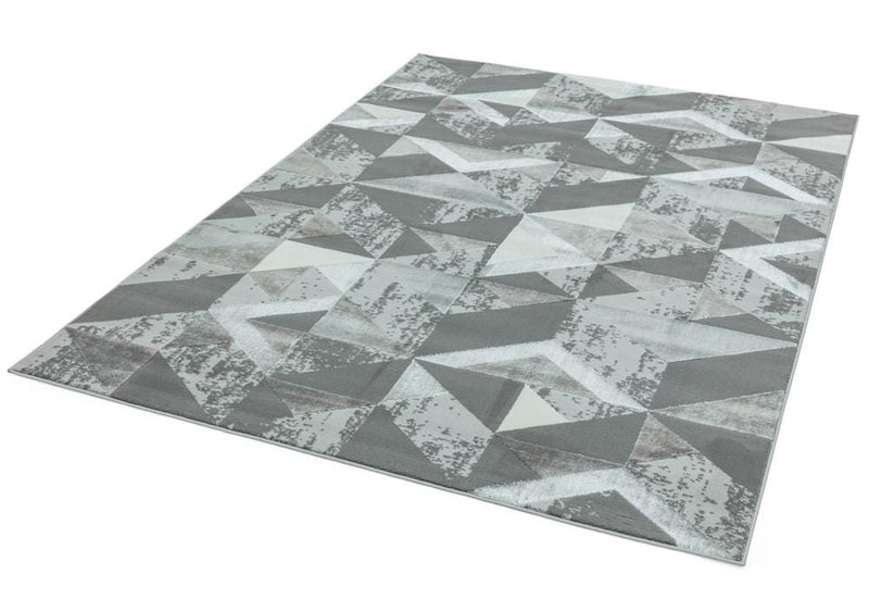 Laagpolig vloerkleed Easy Living Orion or009 Flag Silver